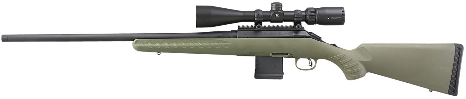 Ruger American Predator Rifle Moss Green .204 Ruger 22" Barrel 10-Rounds Vortex Crossfire II - Image 2