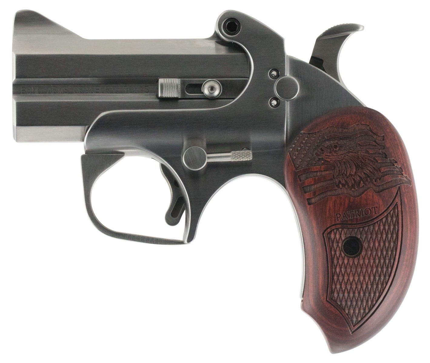 Bond Arms Patriot Defender Stainless / Wood .45LC/.410 3" Barrel 2-Rounds - Image 2