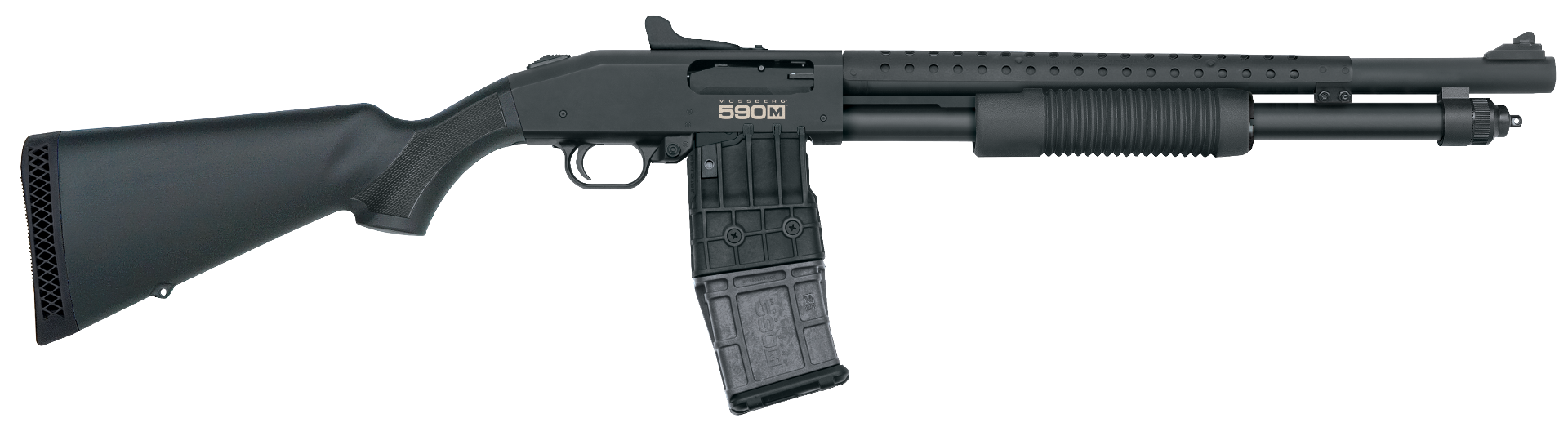 Mossberg 590M Mag Fed Shotgun 12 Gauge 18.5" 10-Round