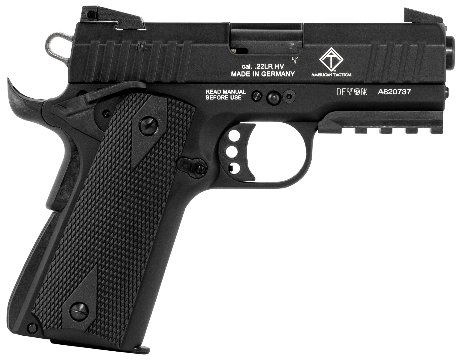 American Tactical 922 .22 LR 3.4" Barrel 10-Rounds Integral Accessory Rail