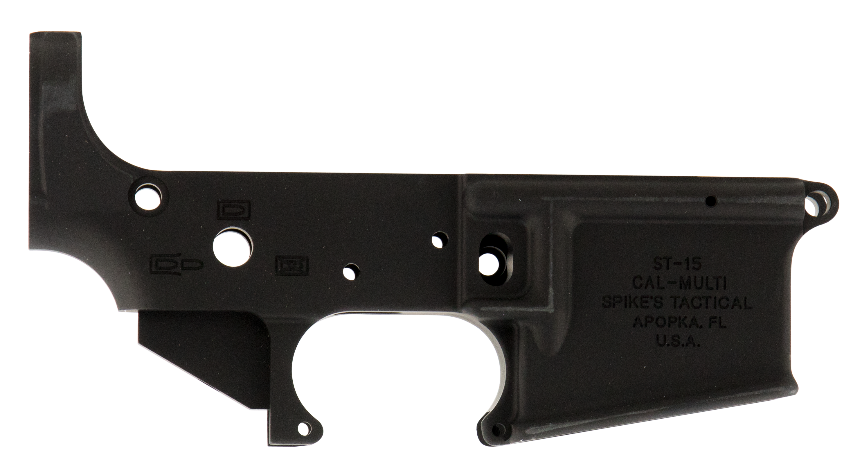 Spikes Tactical No Logo Multi-Caliber Stripped Lower AR Platform