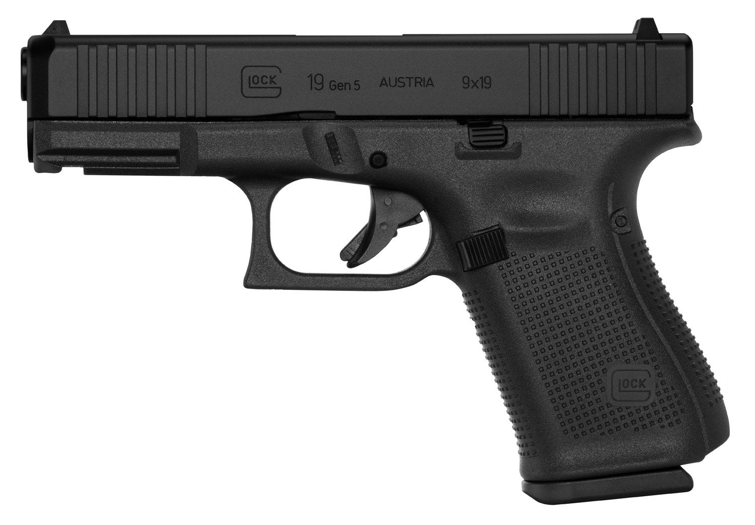 Glock 19 Gen 5 Compact 9mm 4.02" Barrel 15-Rounds 3 Mags Accessory Rail - Image 2