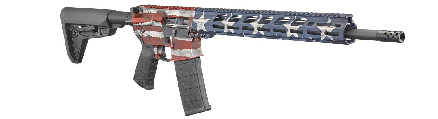 Ruger AR-556 MPR American Flag 5.56/.223 18" Barrel 30-Rounds - Image 5