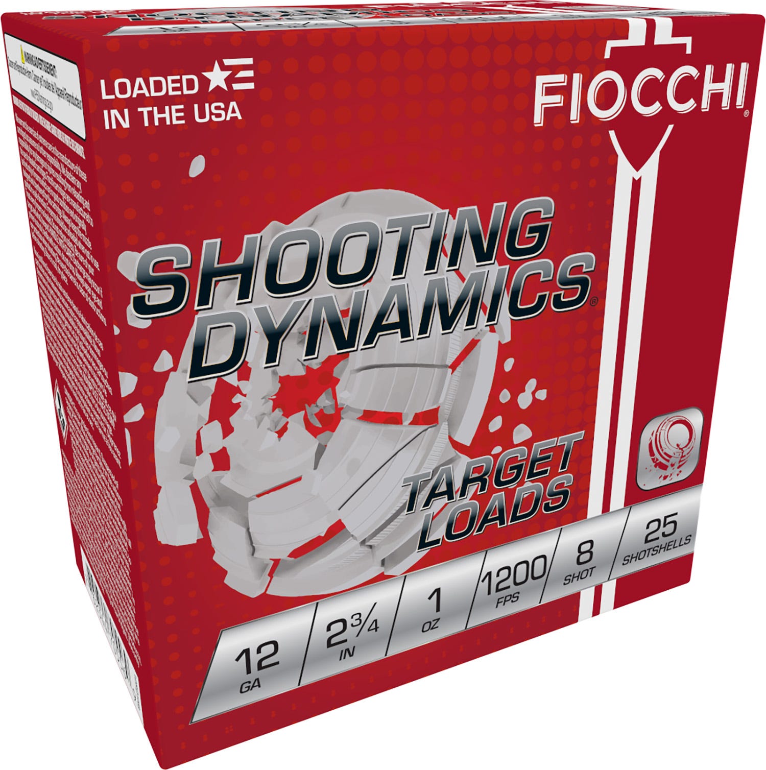 Fiocchi Shooting Dynamics Target 12 GA #8 Shot 1 oz 25-Rounds