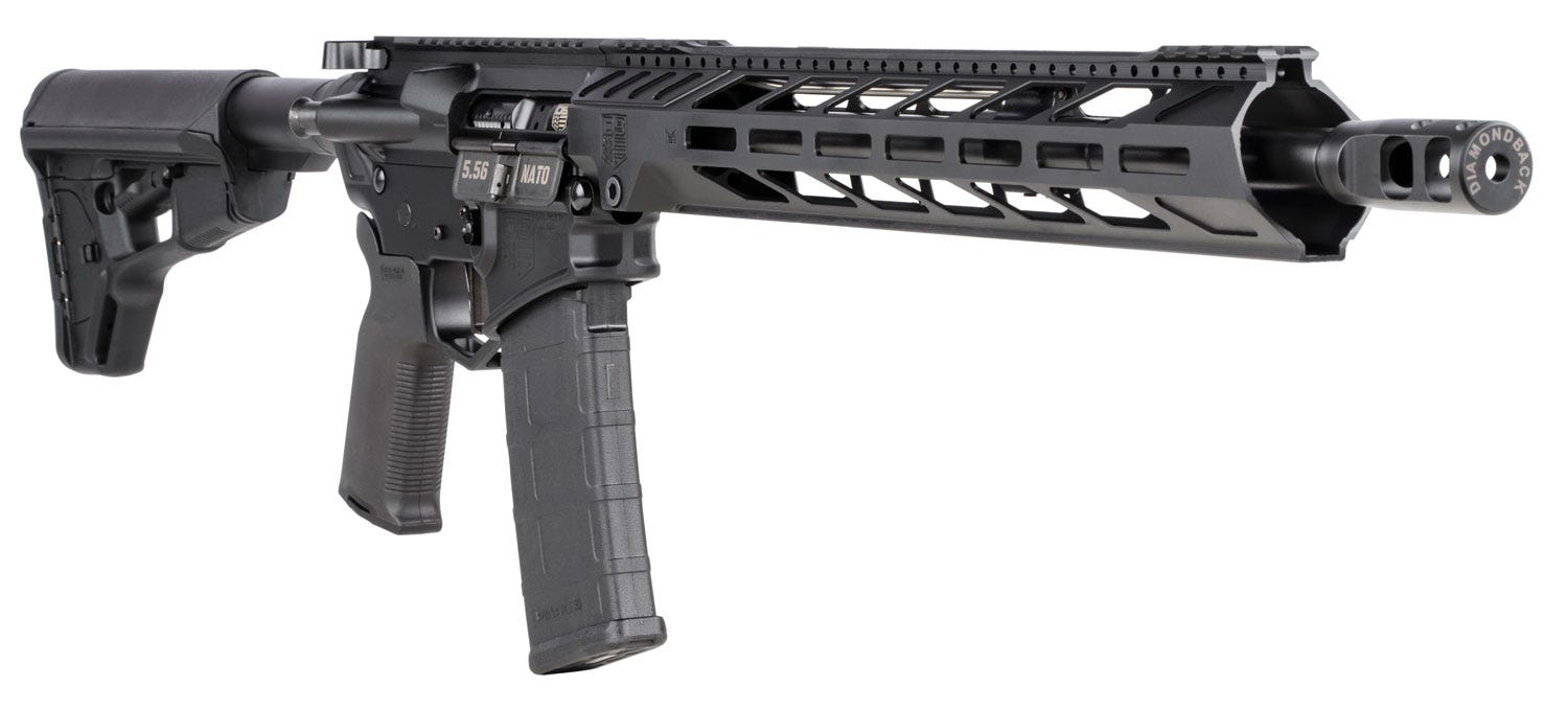 Diamondback DB15 AR 15 Rifle .223 Rem / 5.56 16" Barrel 30-Rounds Magpul ACS-L Stock - Image 4