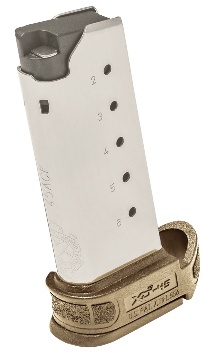 Springfield Armory XD-S Mod.2 Magazine Flat Dark Earth .45 ACP 6-Rounds