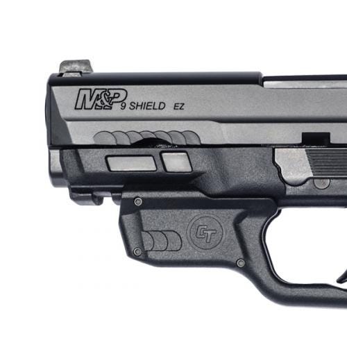 Smith and Wesson M&P9 Shield EZ with Crimson Trace Laserguard 9mm 3.6" 8-Round No Thumb Safety - Image 3