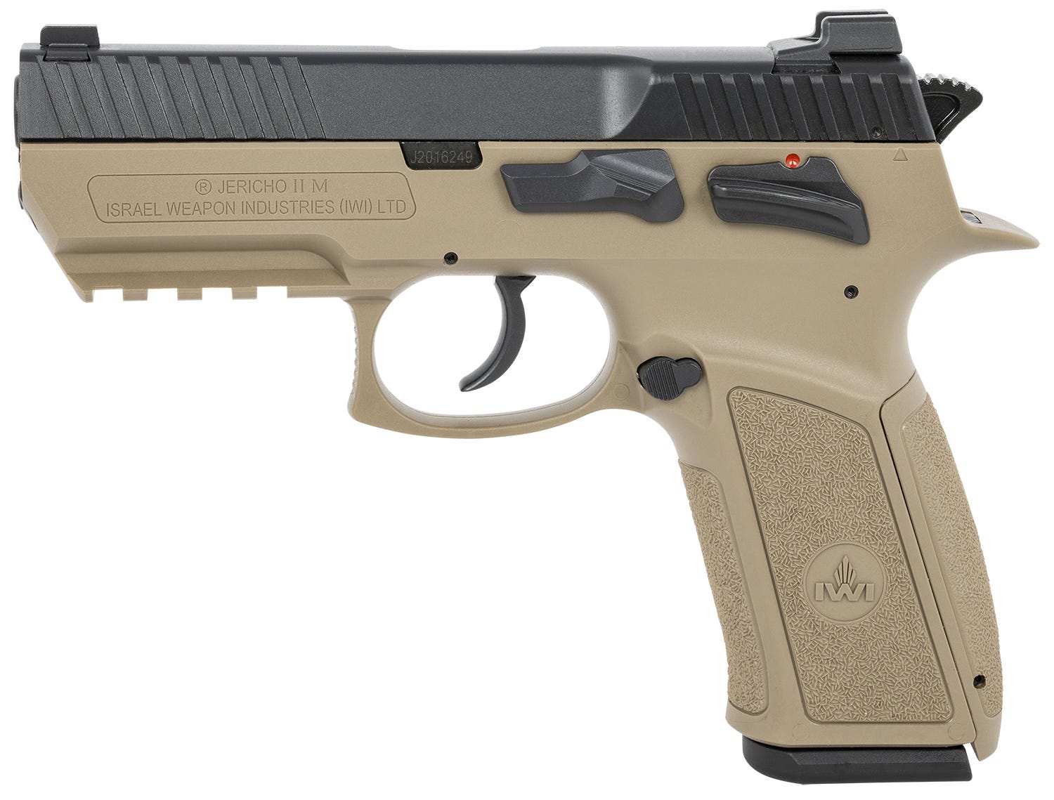 IWI Jericho 941 Enhanced Flat Dark Earth 9mm 3.8" Barrel 17-Rounds - Image 2