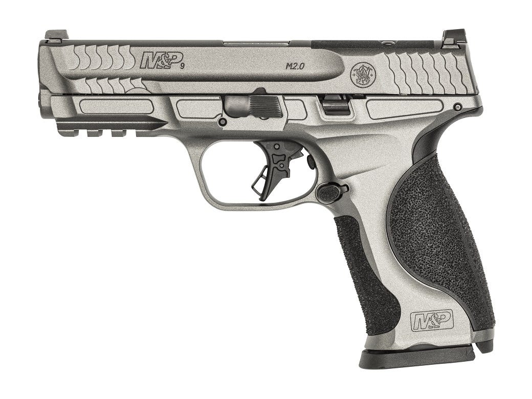 Smith and Wesson M&P9 M2.0 Metal OR Tungsten 9mm 4.25" Barrel 10-Rounds