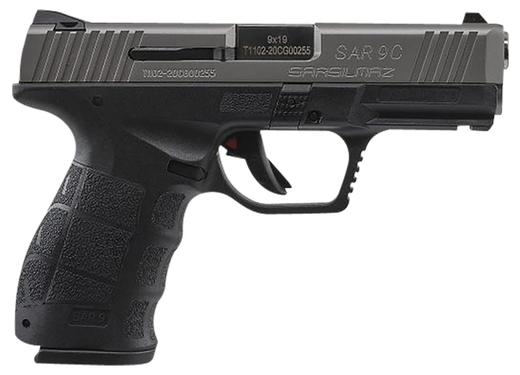 SAR USA SAR9 Compact Stainless 9mm 4" Barrel 17-Rounds