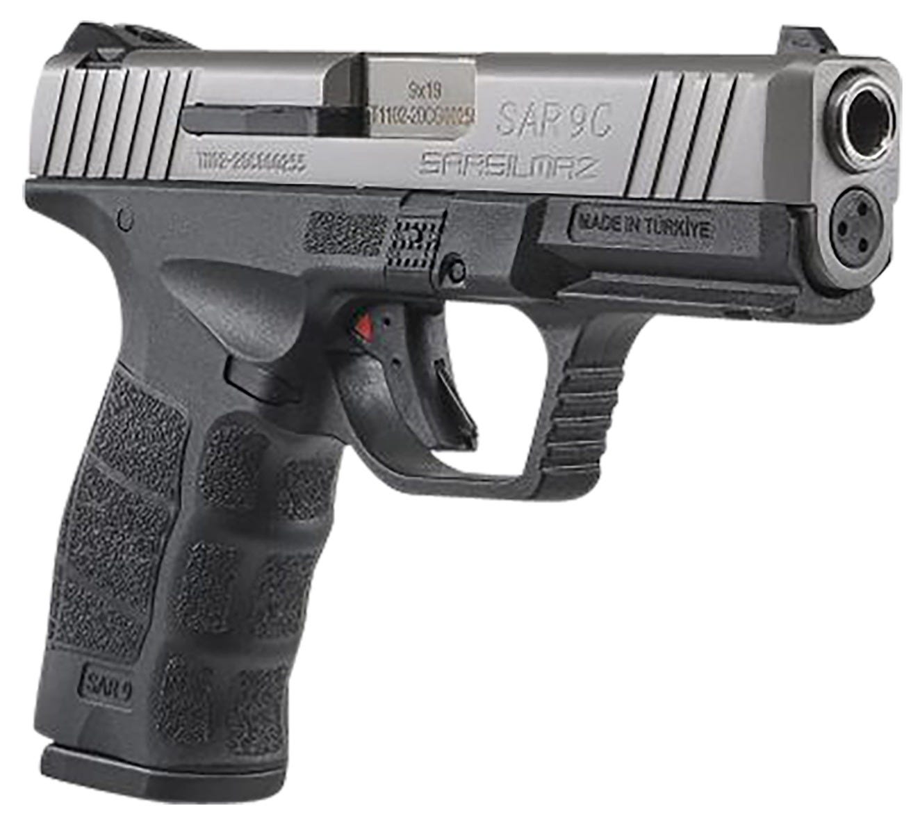 SAR USA SAR9 Compact Stainless 9mm 4" Barrel 17-Rounds - Image 3