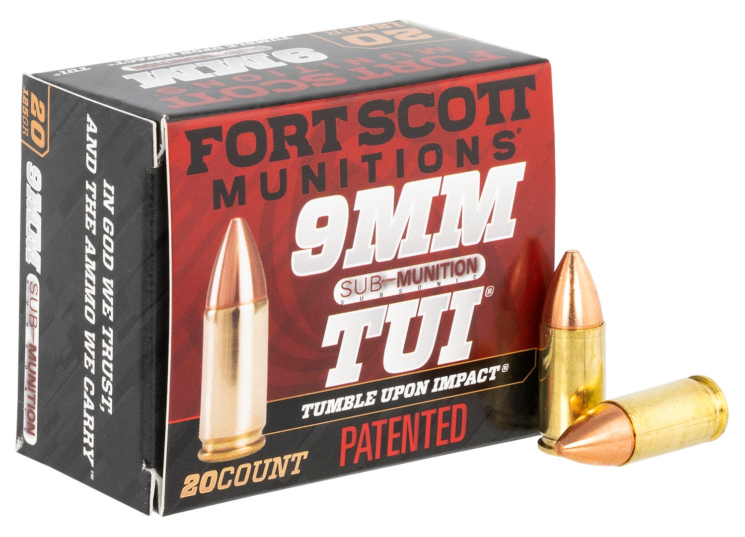 Fort Scott Munitions TUI Brass 9mm 125-Grain 20-Rounds SCS