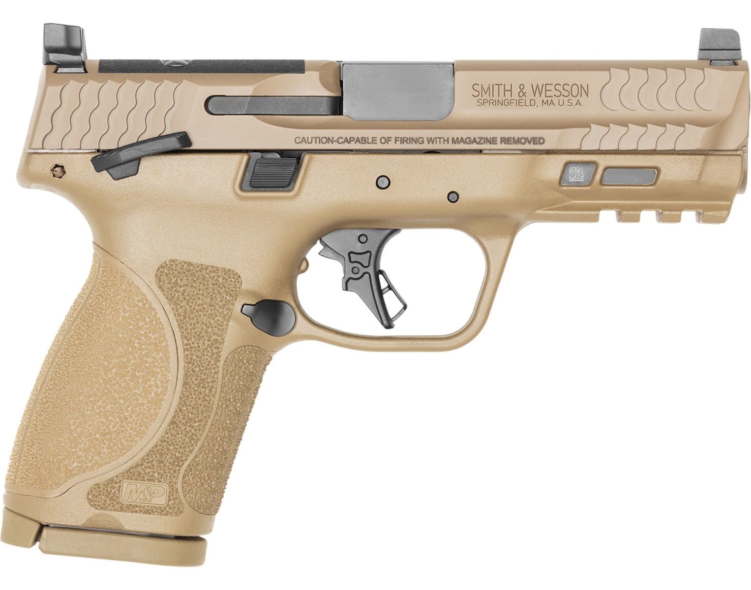 Smith & Wesson M&P 9 M2.0 Compact OR FDE 9mm 4" Barrel 15-Rounds MS