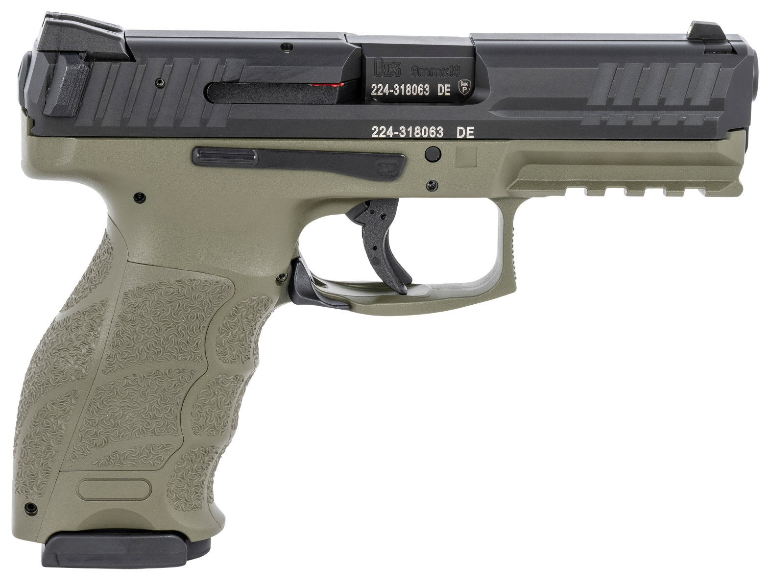 Heckler and Koch VP9 Green 9mm 4.09" Barrel 17-Rounds 2 Magazines