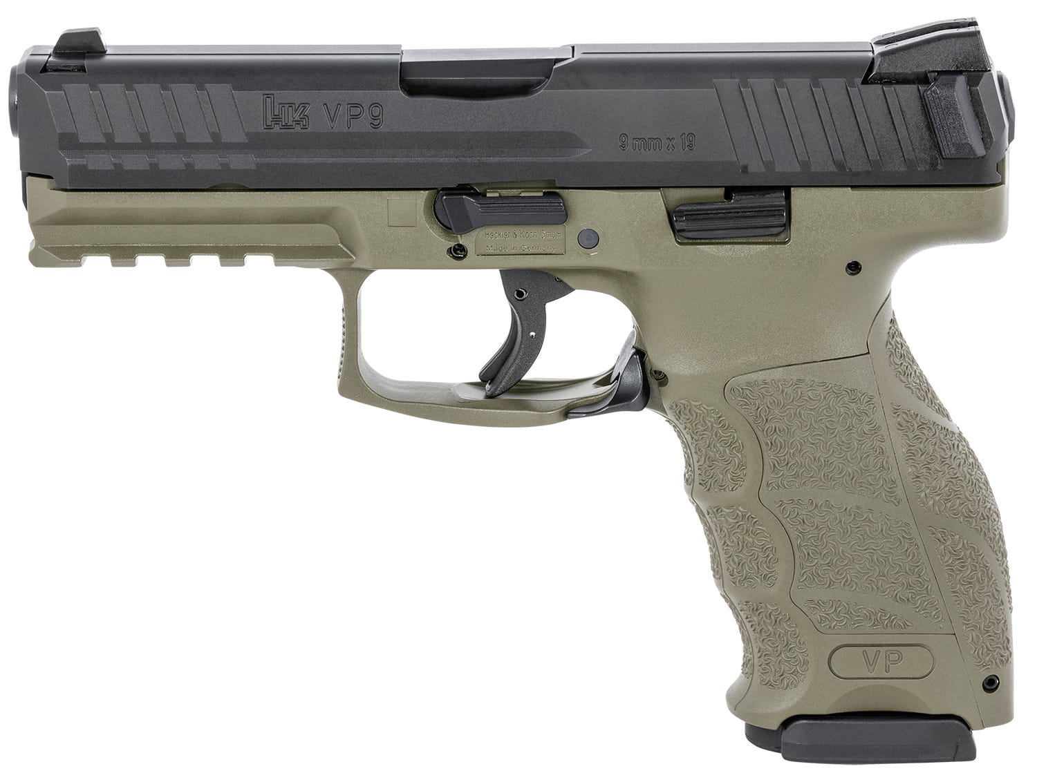 Heckler and Koch VP9 Green 9mm 4.09" Barrel 17-Rounds 2 Magazines - Image 2