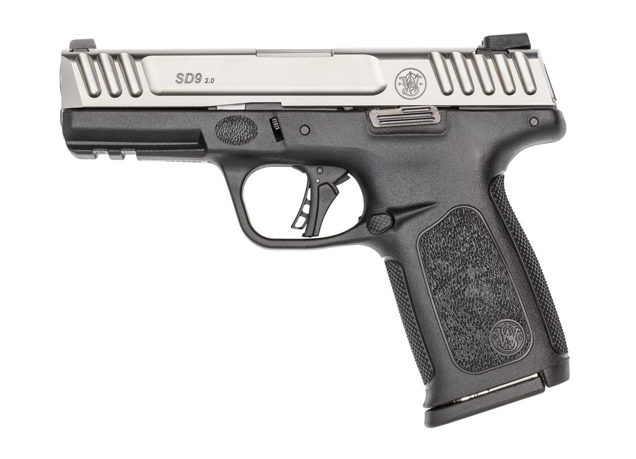 Smith and Wesson SD9 2.0 Black / Stainless 9mm 4" Barrel 16-Rounds - Image 3
