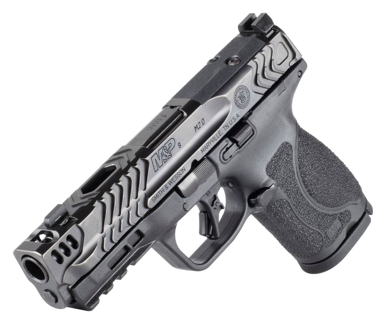 Smith and Wesson M&P9 M2.0 OR CC Comp Black 9mm 4.2" Barrel 15-Rounds - Image 4