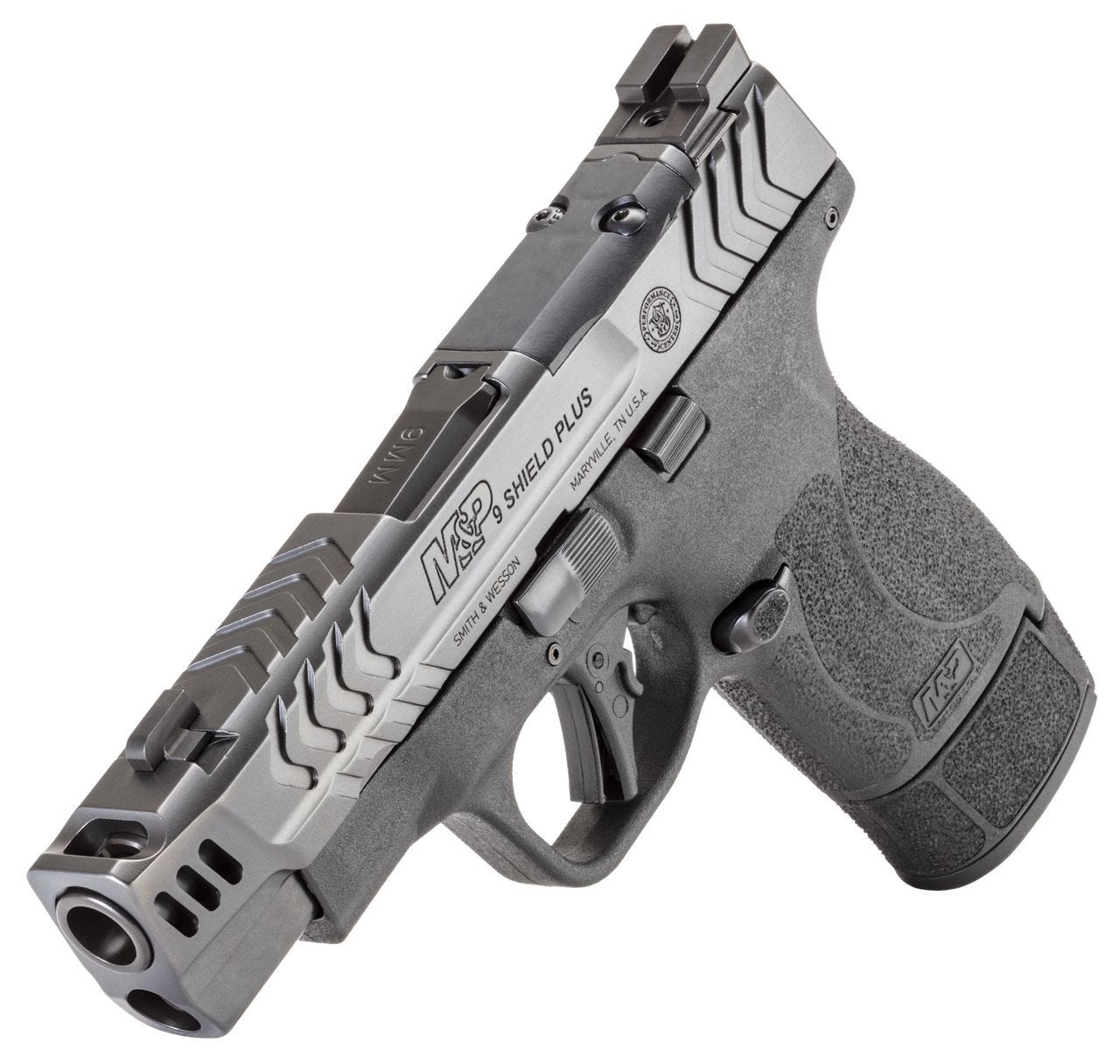 Smith and Wesson M&P9 Shield Plus Carry Comp OR 9mm 4" Barrel 15-Rounds - Image 3