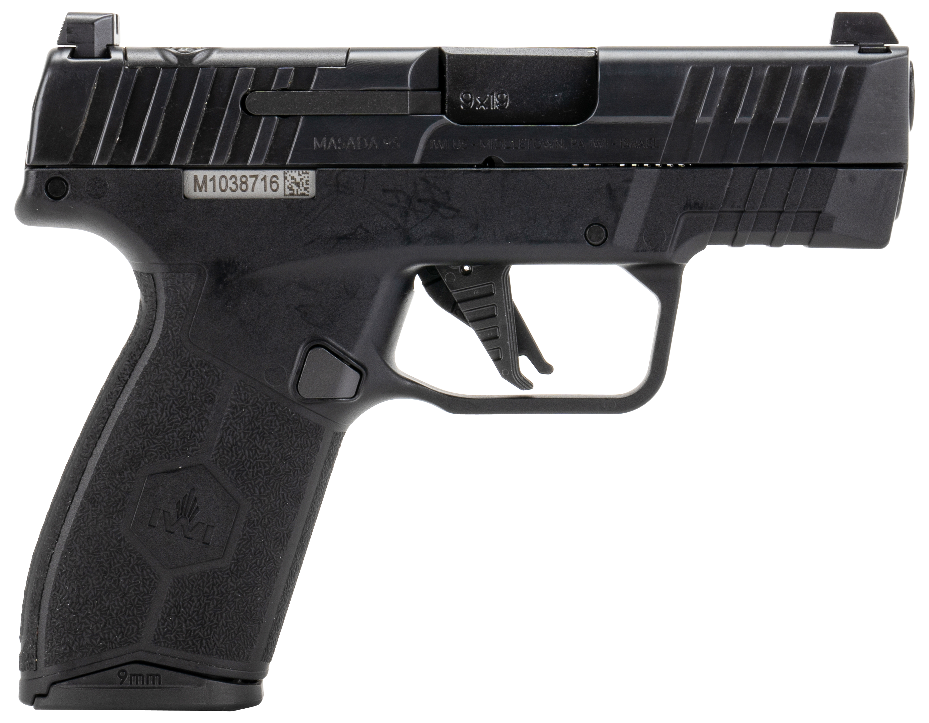 IWI Masada Slim 9mm 3.4" Barrel 13-Rounds Night Sights - Image 2