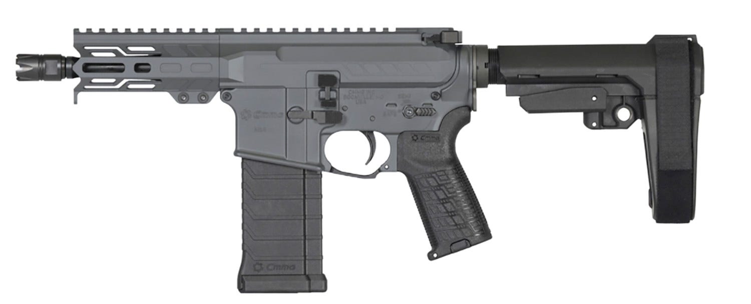 CMMG Banshee MK4 Pistol Sniper Grey 5.7 X 28 5" Barrel 40-Rounds RipBrace - Image 2