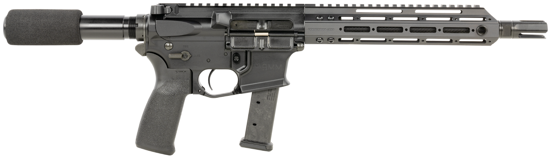 Christensen Arms CA9MM 9mm 10.5" Barrel 17-Rounds with Carbon Fiber Barrel