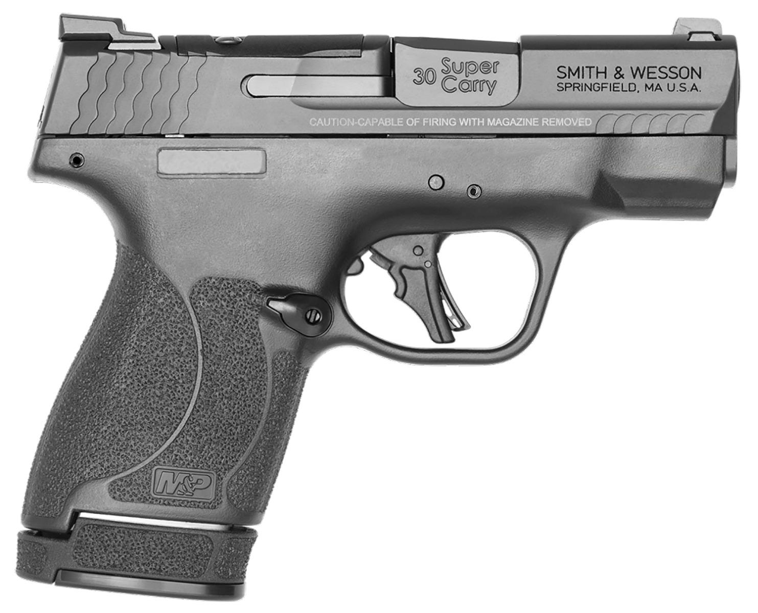 Smith and Wesson Shield Plus Optics Ready 30 Super Carry 3.1" Barrel 16-Round Thumb Safety - Image 2
