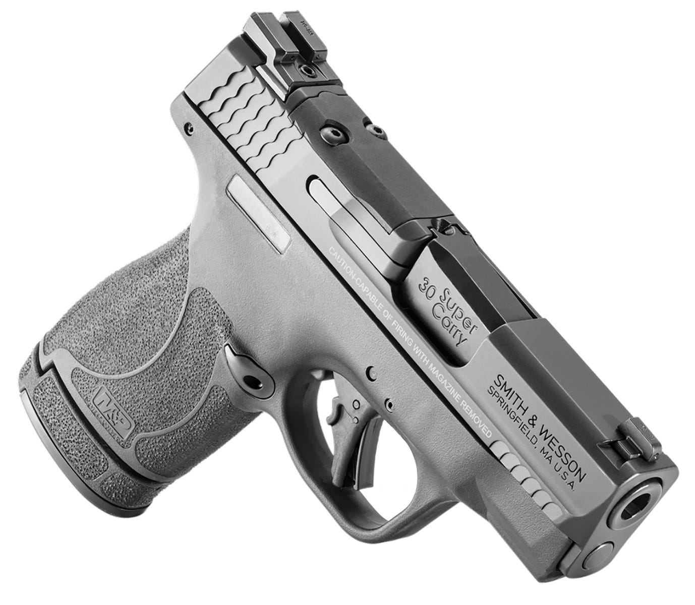 Smith and Wesson Shield Plus Optics Ready 30 Super Carry 3.1" Barrel 16-Round Thumb Safety - Image 3
