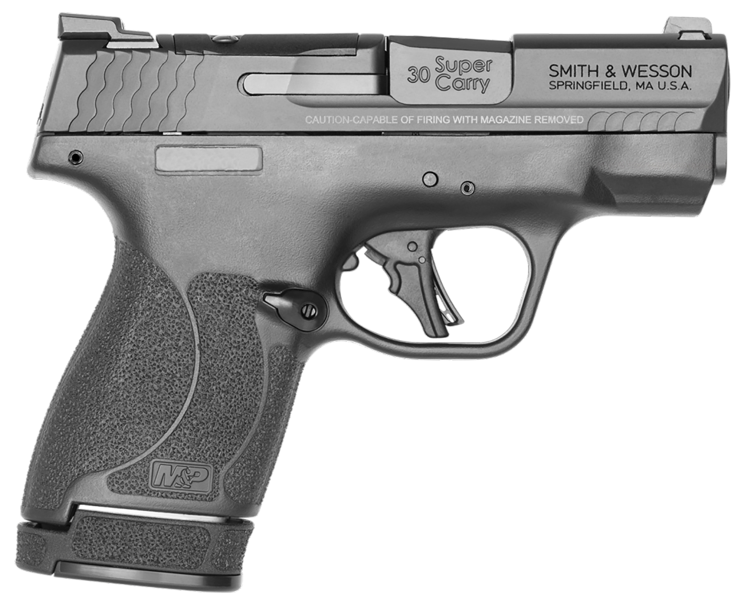 Smith and Wesson Shield Plus Optics Ready 30 Super Carry 3.1" Barrel 13/16-Round Mags