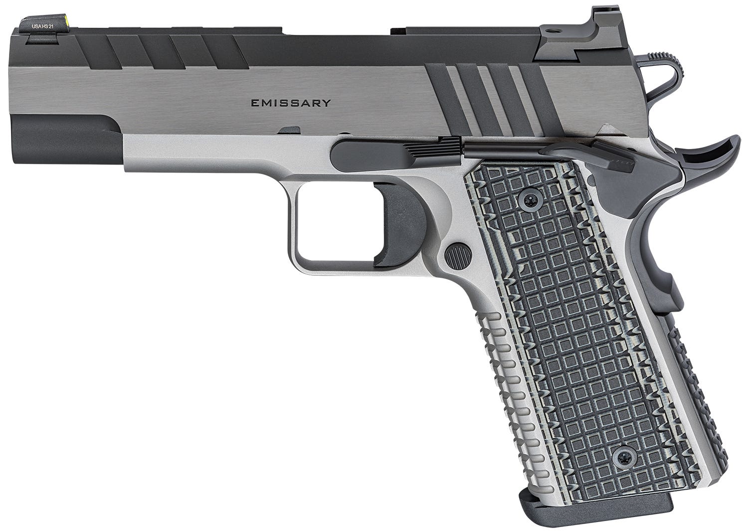 Springfield 1911 Emissary Black/Stainless 9mm 4.25" Barrel 9 Rounds - Image 2