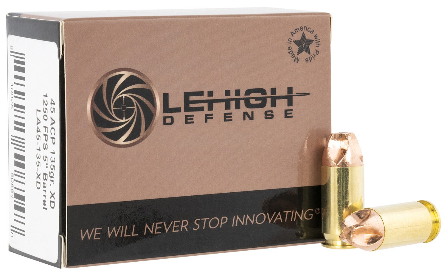 Lehigh Defense Controlled Fracturing XD 45 ACP 135 Grain 20-Rounds