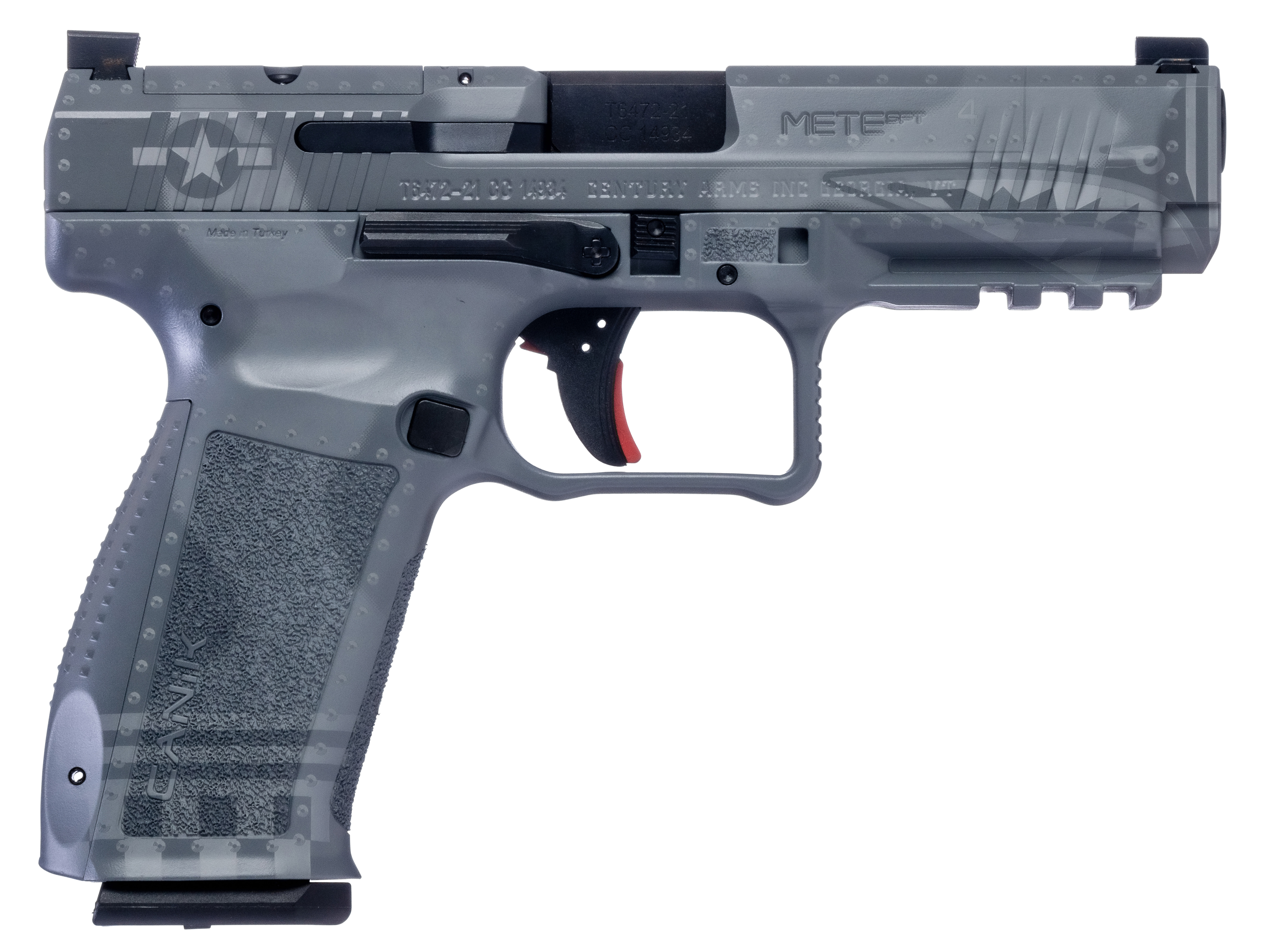 Canik METE SFT Grey Bomber 9mm 4.46" Barrel 20-Rounds