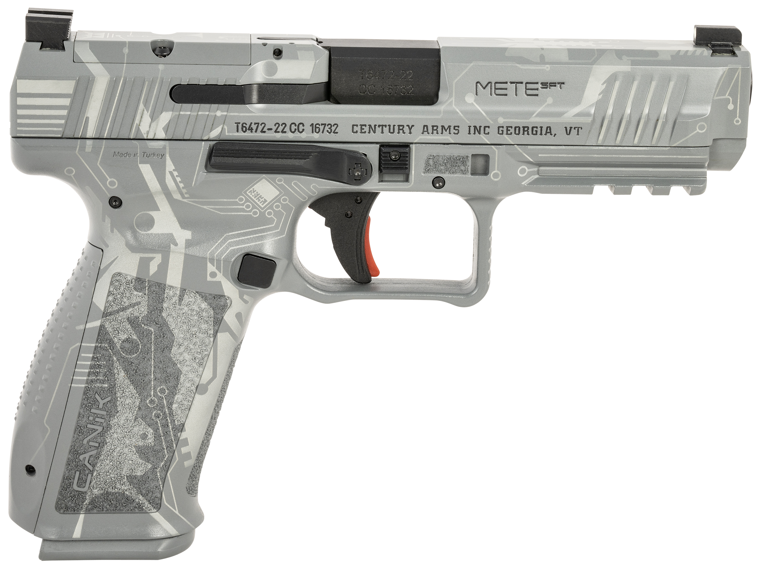 Canik METE SFT Grey Cyber 9mm 4.46" Barrel 20-Rounds