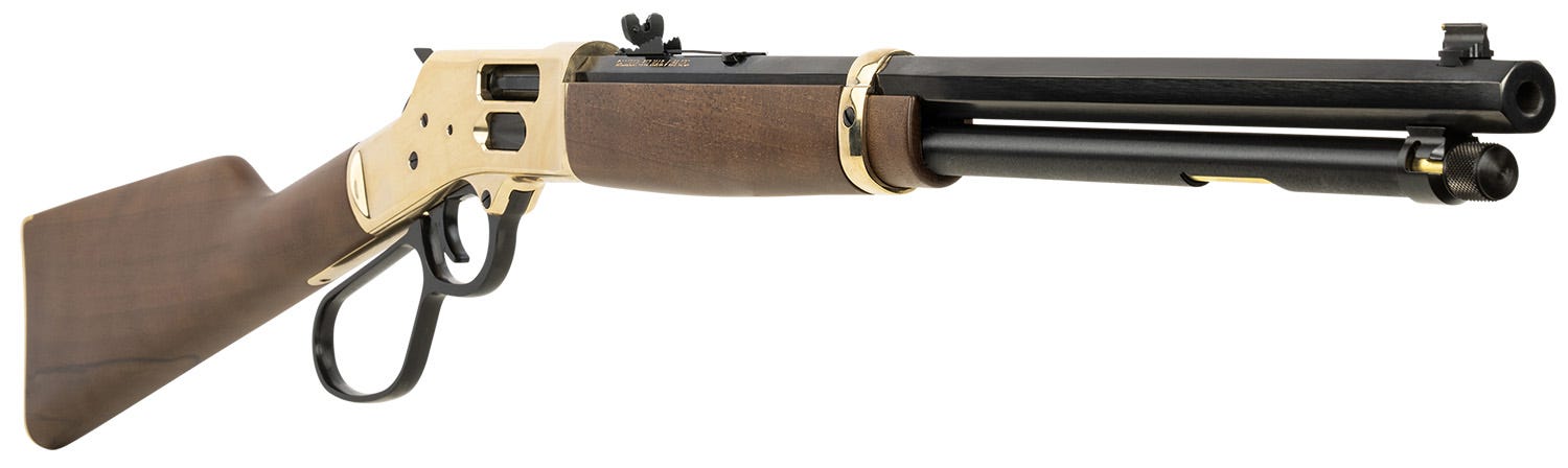 Henry Repeating Arms Big Boy Side Gate Large Loop Brass .44 Mag / .44 SPC 20" Barrel 10-Rounds - Image 4