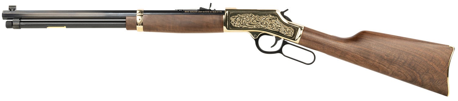 Henry Repeating Arms Side Gate Deluxe Brass .45 Colt 20" Barrel 10-Rounds - Image 3