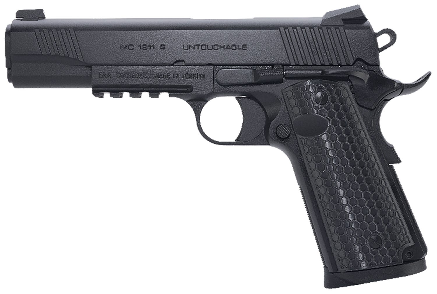 EAA Corp Girsan MC1911 Untouchable 9mm 5" Barrel 9-Rounds Accessory Rail - Image 2