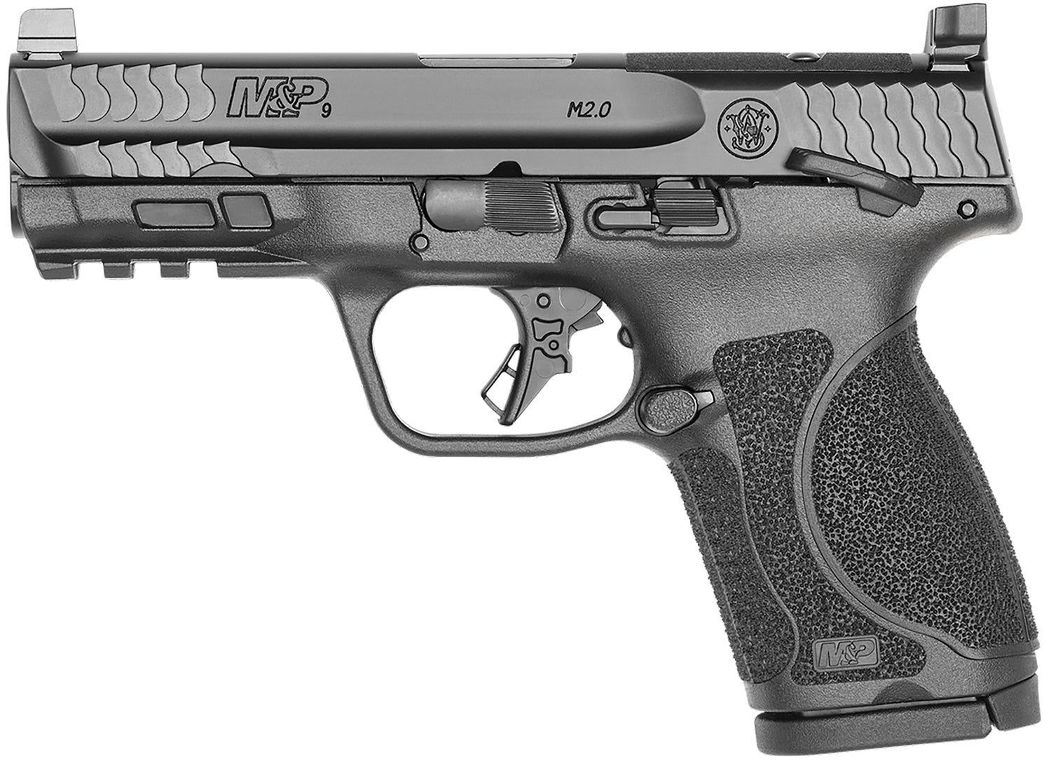 Smith and Wesson M&P9 M2.0 OR Compact 9mm 4" Barrel 10-Rounds 2 Mags - Image 3