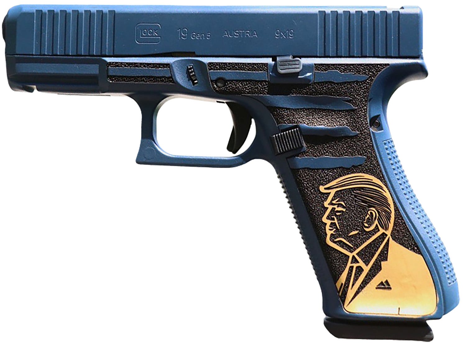 Glock 45 Gen5 MOS Trump Presidential Blue 9mm 4.02" Barrel 17-Rounds - Image 2