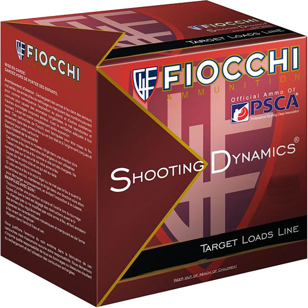 Fiocchi Shooting Dynamics Target Loads 12 GA #8 Shot 25 Rounds 2.75"