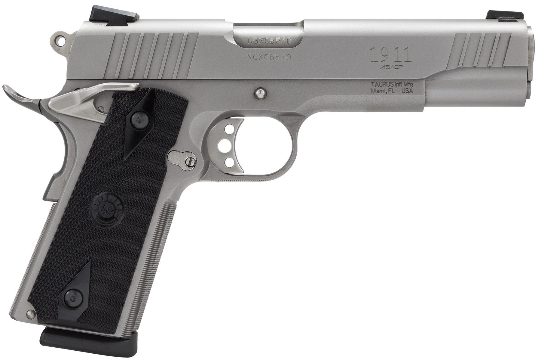 Taurus PT-1911 Stainless .45 ACP 5" Barrel 8-Rounds