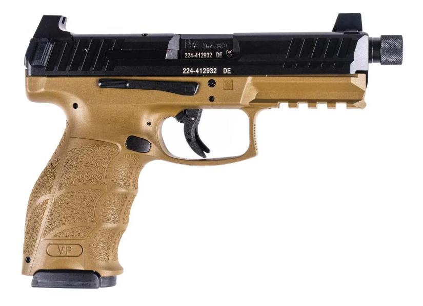 Heckler and Koch VP9 Tactical Flat Dark Earth 9mm 4.7" Barrel 10-Rounds Push-Button Mag Release