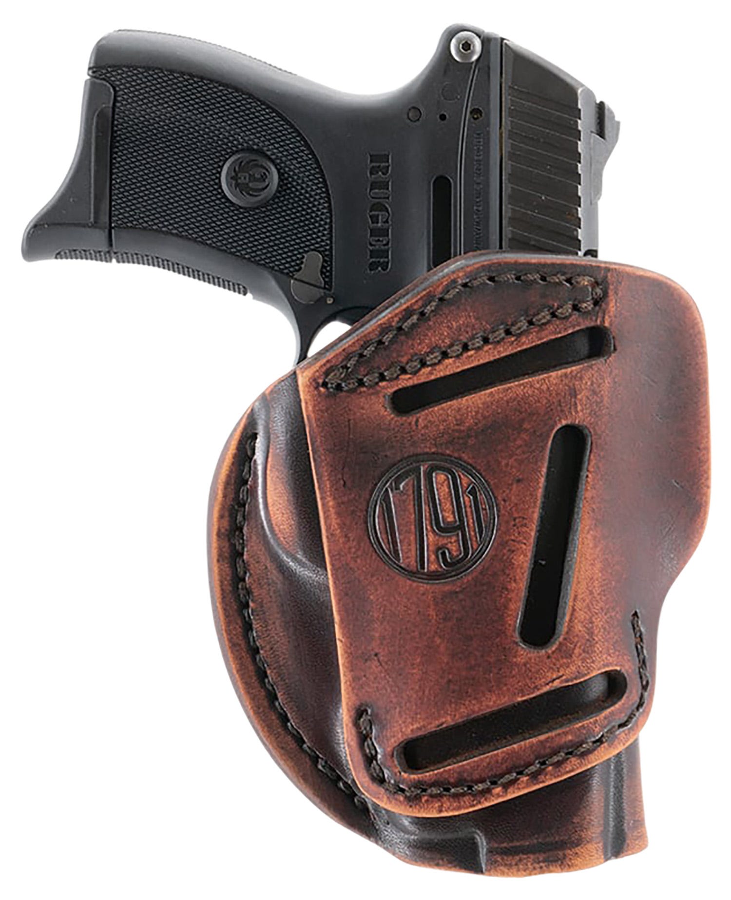 1791 Gunleather 3 Way Holster IWB/OWB Size 01 Vintage Leather