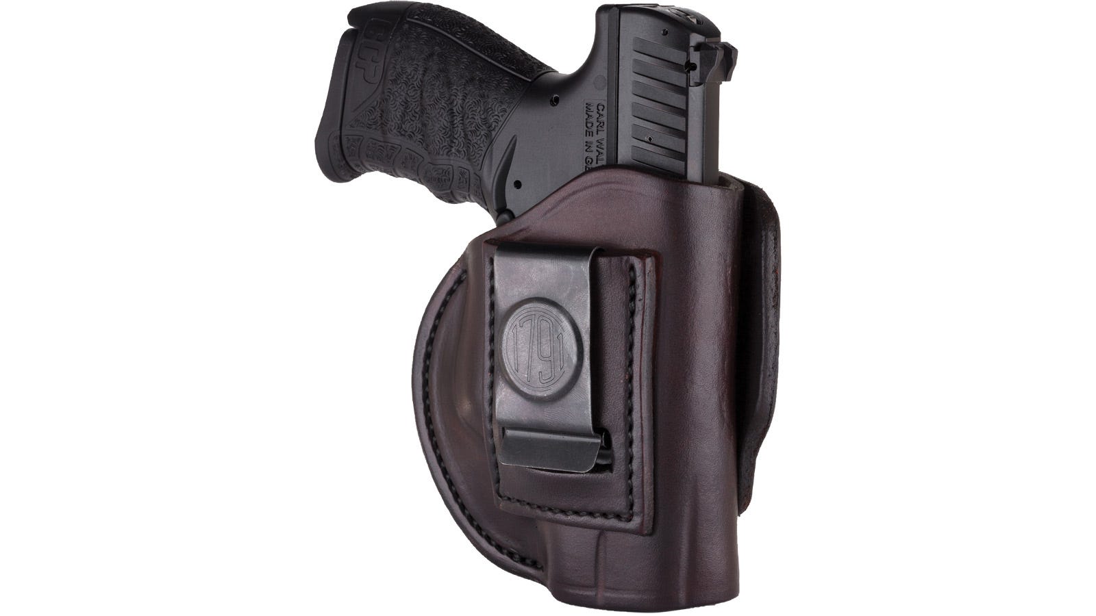 1791 Gunleather 4 Way Holster Brown Right-Hand for Glock / Ruger / Sig / S&W / Walther