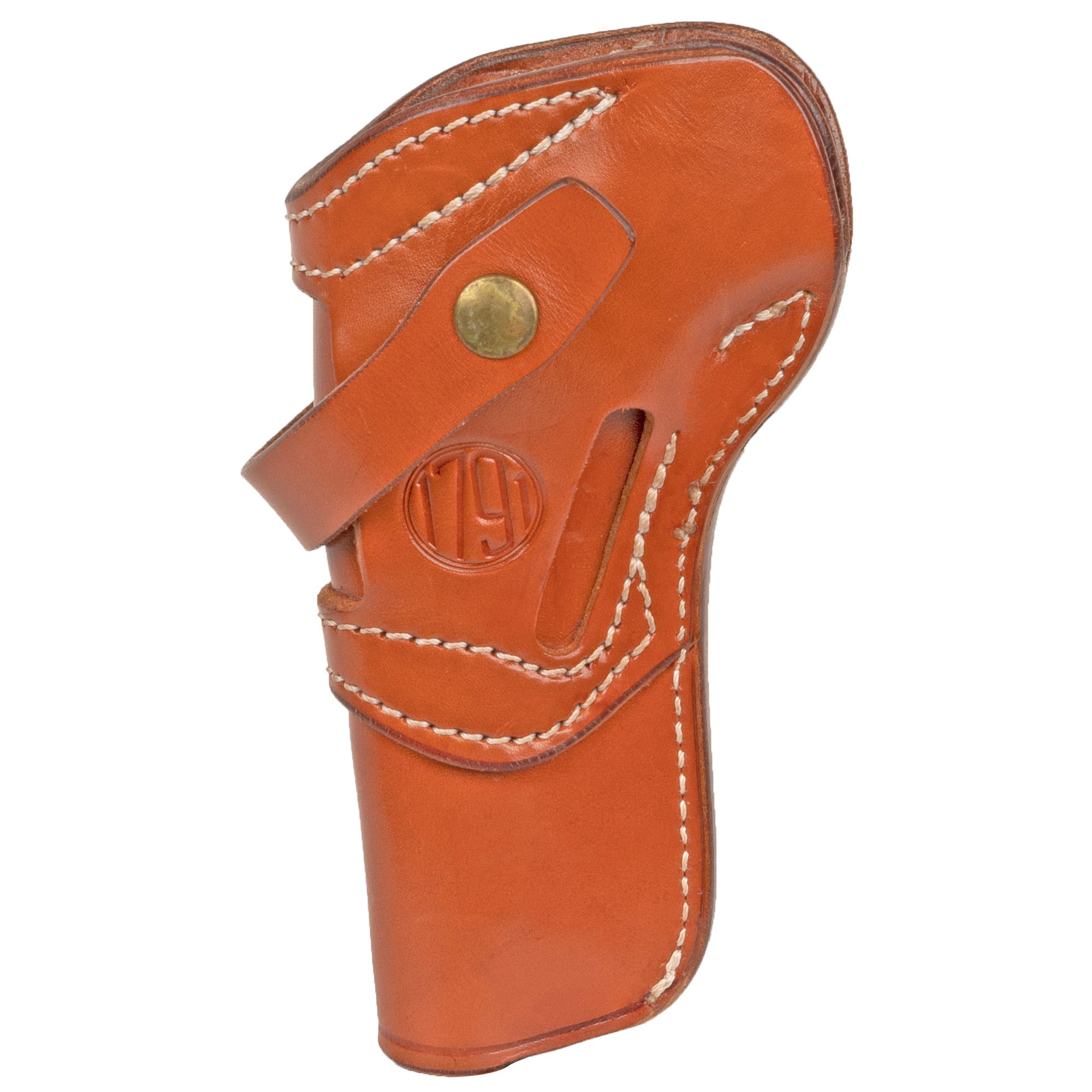1791 Gunleather Single Action Holster Brown Ambidextrous For Single Action Revolvers 6.5"