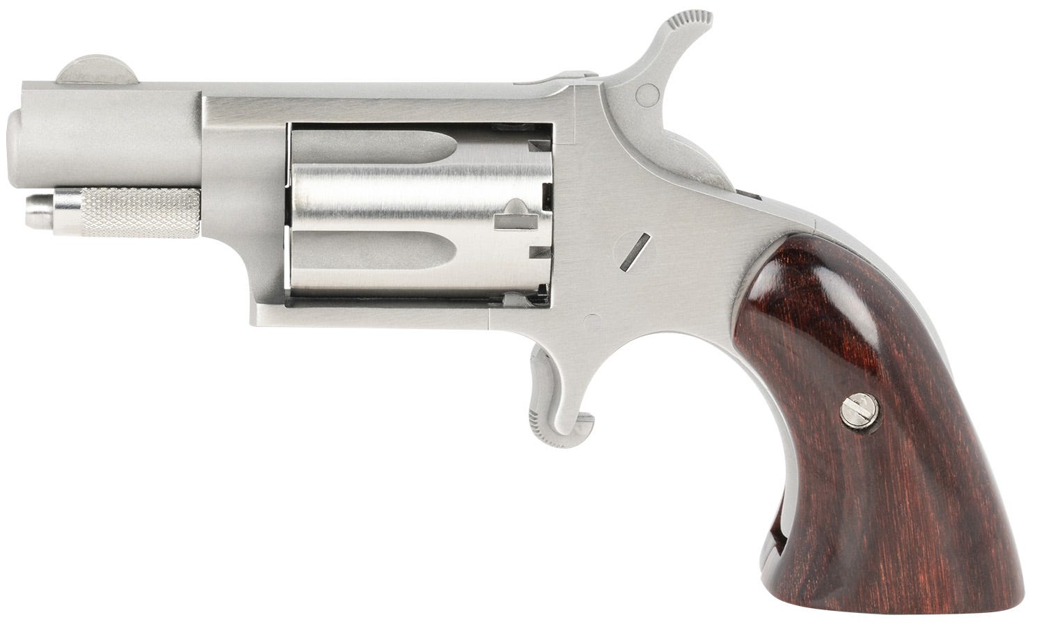 North American Arms Mini Revolver Stainless .22LR 1.125" Barrel 5-Round Boot Grip - Image 2