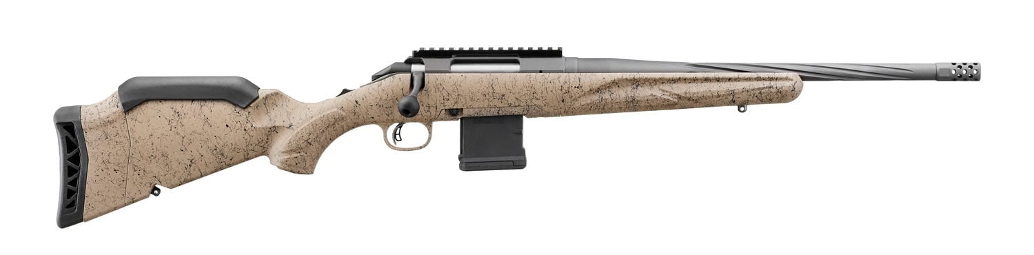 Ruger American Ranch Gen 2 FDE 7.62X39 16.1" Threaded Barrel W/ Brake 5-Rounds