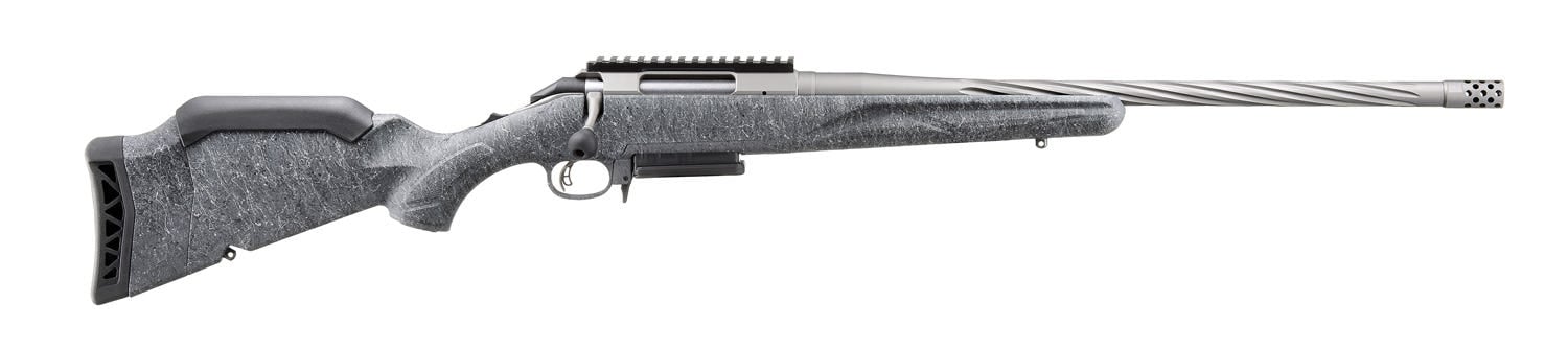 Ruger American Rifle Gen2 Grey Splatter 6.5 PRC 20" Barrel 3-Rounds