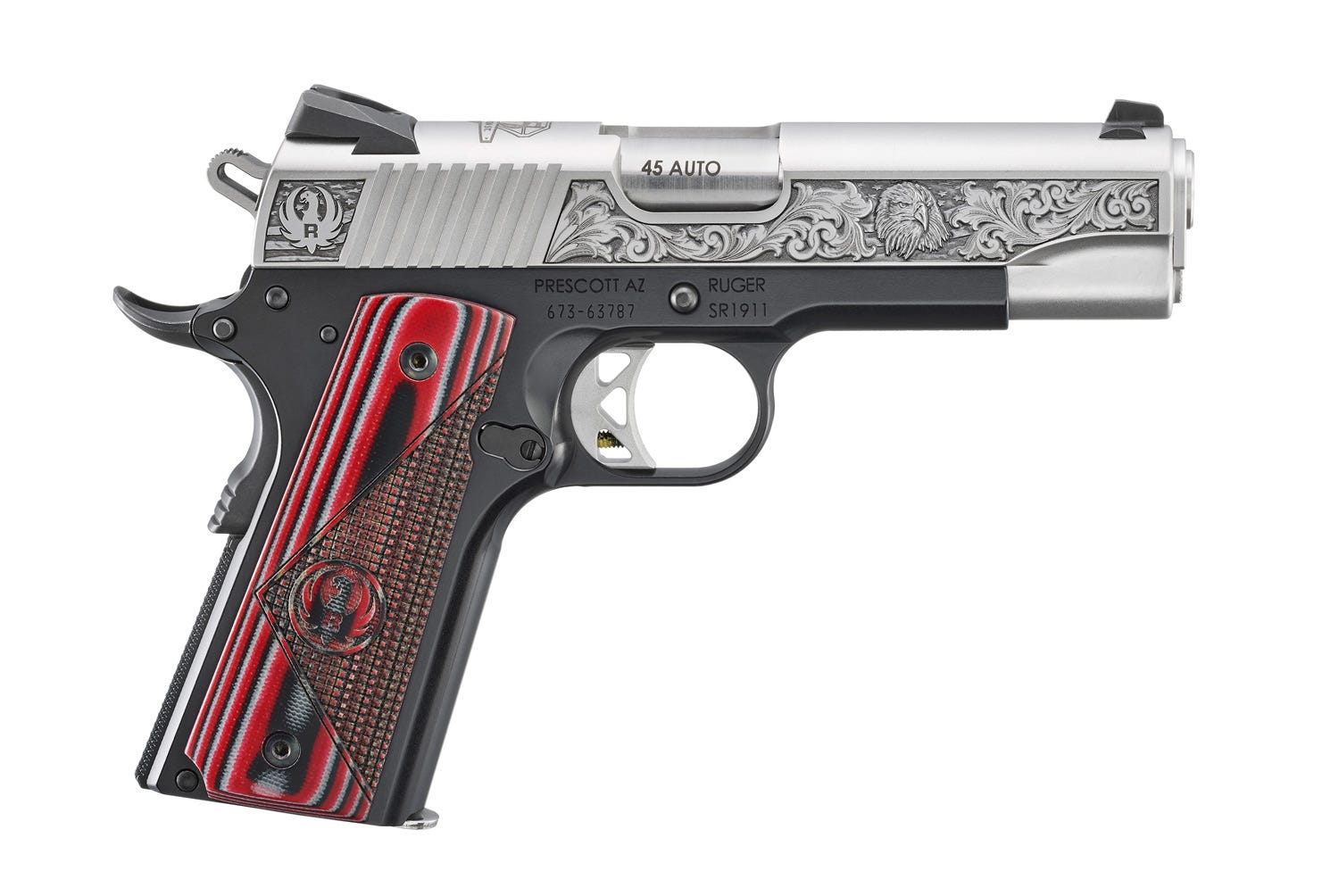 Ruger SR1911 Red Barn Street Edition .45 ACP 4.25" Barrel 7-Rounds - Image 2