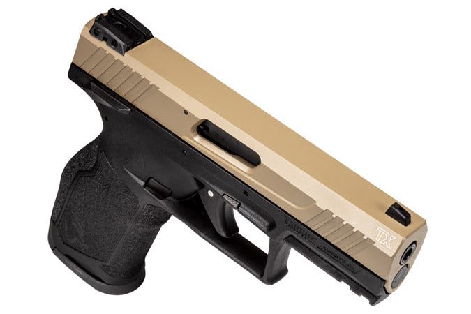 Taurus TX22 Black / Flat Dark Earth .22 LR 4.1" Barrel 16-Rounds