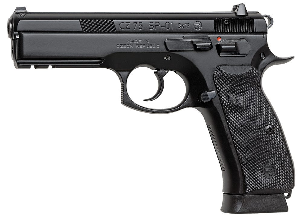 CZ 75 SP-01 9mm 4.6" Barrel 10-Rounds