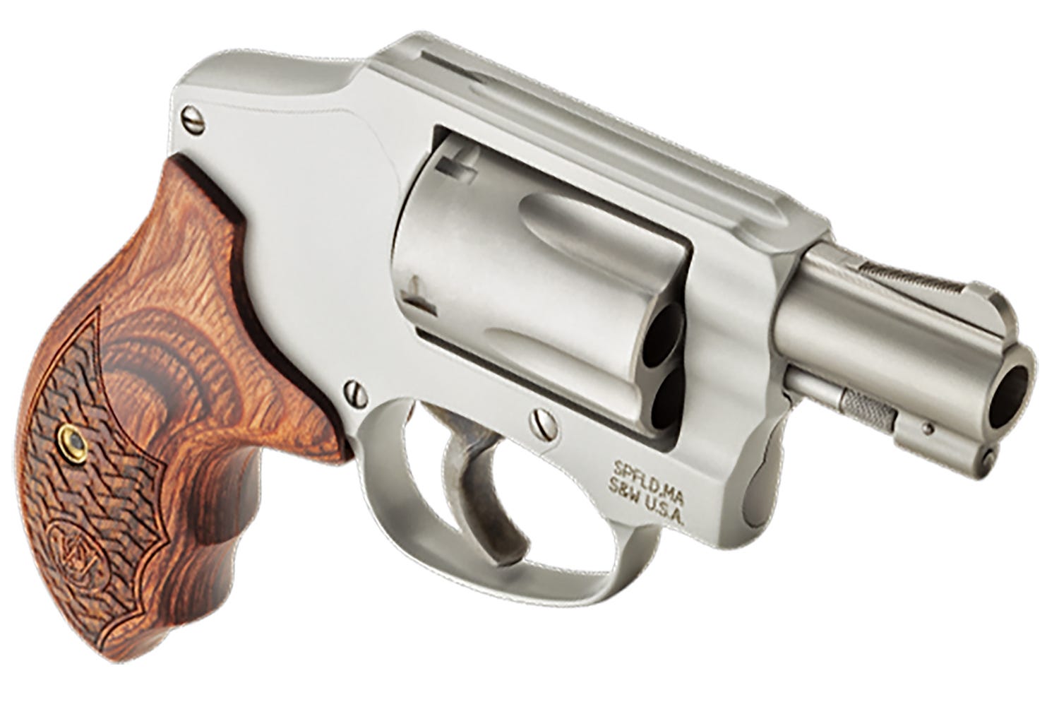 Smith and Wesson 642 Performance Center Stainless / Wood .38 SPL 1.88" Barrel 5-Rounds - Image 3